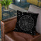 Vintage Star Map Black And Gray Ii Throw Pillow By Nature Magick