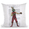 Rabbit Boxer Throw Pillow By Not Much To Say