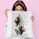 Ribcage With Flowers I Throw Pillow By Not Much To Say