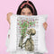 Skeleton With Flowers Throw Pillow By Not Much To Say