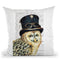 Steampunk Owl Throw Pillow By Not Much To Say