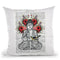Buddha With Bird Throw Pillow By Not Much To Say