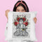 Buddha With Bird Throw Pillow By Not Much To Say