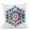 Blue Freesoul Mandala Throw Pillow By Nika Martines