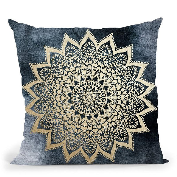 Boho Nights Mandala Throw Pillow By Nika Martines