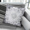 Boho White Nights Mandala Throw Pillow By Nika Martines