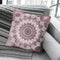 Bohochic Mandala In Burgundi Throw Pillow By Nika Martines