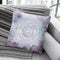 Deep Purple Mandala Throw Pillow By Nika Martines
