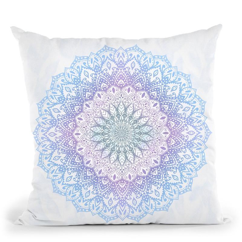 Mandala For May Multicolor Throw Pillow By Nika Martines