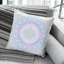 Mandala For May Multicolor Throw Pillow By Nika Martines