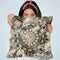 Mandala Wonderland In Gold Throw Pillow By Nika Martines
