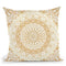 Mandalas For May Gold Throw Pillow By Nika Martines