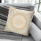 Mandalas For May Gold Throw Pillow By Nika Martines