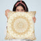 Mandalas For May Gold Throw Pillow By Nika Martines