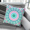 Hippie Floral Mandala Throw Pillow By Nika Martines