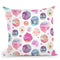 Big Watery Dots Throw Pillow By Ninola Design