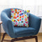 Bohemian Naive Flowers Blue Throw Pillow By Ninola Design