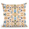 Boho Nomadic Tribal Orange Throw Pillow By Ninola Design