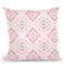 Boho Shibori Pink Throw Pillow By Ninola Design