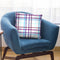Checks Squares Watercolor Blue Throw Pillow By Ninola Design