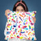 Colorful Watercolor Brushstrokes Summer Throw Pillow By Ninola Design