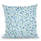 Cosmic Bubbles Blue Throw Pillow By Ninola Design