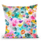 Experimental Surface Colorful Throw Pillow By Ninola Design
