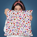 Galaxy Constellations Light Pink Throw Pillow By Ninola Design