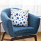 Ink Blue Flowers Degraded Throw Pillow By Ninola Design