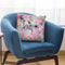 Ink Dust Splatter Pink Throw Pillow By Ninola Design