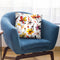 Ink Watercolor Flowers Yellow Throw Pillow By Ninola Design