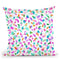 Minimal Flower Petals Pink Throw Pillow By Ninola Design