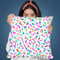 Minimal Flower Petals Pink Throw Pillow By Ninola Design
