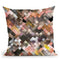 Moody Geometry Squares Rustic Throw Pillow By Ninola Design