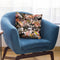 Moody Geometry Squares Rustic Throw Pillow By Ninola Design