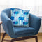 Raining Clouds Blue Throw Pillow By Ninola Design