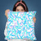 Rectangular Confetti Blue Pastel Throw Pillow By Ninola Design