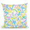 Rectangular Confetti Pastel Throw Pillow By Ninola Design