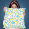Rectangular Confetti Pastel Throw Pillow By Ninola Design