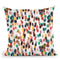 Relaxing Tropical Dots Red Green Yellow Throw Pillow By Ninola Design
