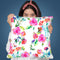 Roses Watercolor Floral Bouquet Pink Throw Pillow By Ninola Design