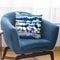 Soft Nautical Watercolor Lines Blue Throw Pillow By Ninola Design