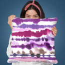 Soft Nautical Watercolor Lines Pink Throw Pillow By Ninola Design