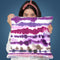 Soft Nautical Watercolor Lines Pink Throw Pillow By Ninola Design