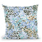 Speckled Watercolor Blue Throw Pillow By Ninola Design
