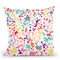 Splatter Dots Multicolored Throw Pillow By Ninola Design