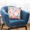 Splatter Dots Multicolored Throw Pillow By Ninola Design