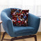 Splatter Drops Black Multicolored Throw Pillow By Ninola Design