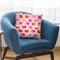 Sweet Love Kisses Pink Lips Throw Pillow By Ninola Design