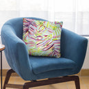 Tropical Palms Blue Green Throw Pillow By Ninola Design